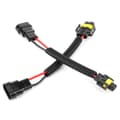 2 STK 9005 9006 til H11 Headlight Bulb Adapter Converter Cable