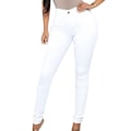 Pikkukuva 1 / 3: Naisten Skinny High Waist Stretch -farkut White S