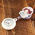 Miniatyrbillede 3 af 4: Jsdde Uhren Krankenschwesteruhr Pulsuhr Silikon Hlle Fob Uhr Pflegeruhr Tegnefilm Schwester Schwesternuhr Brosche Taschenuhr Kitteluhr Analog Quarzuhr