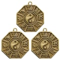 Pikkukuva 2 / 5: 3 kpl Tee itse riipuksia Vintage Tai Chi Trigram Avaimenperä Riipukset Amuletti Riipukset Laukku Riipukset