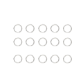 Miniatyrbillede 1 af 2: Sølv Jump Ring Armbånd Åben Ring Chainmail Jump Ringe 12X10mm