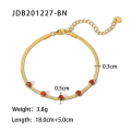 Miniatyrbillede 1 af 5: Armbånd Thread Daily Outfit Metallic Element B1401