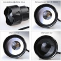 Miniatyrbillede 4 af 5: IR lommelygte lommelygte 850nm Infrarødt lys Night Vision Vandtæt Zoombar Night Vision Lampe 5W Kan bruges nattesyn