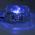 Miniatyrbillede 5 af 6: 7 Farver Mini 3D Crystal LED Light Base Display Stand til boligindretning med USB-kabel