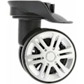 Miniatyrbillede 2 af 5: Kartokner 2 Stk Dobbelt Rulleje Hjul Trolly Kuffert Hjul 360 Swivel Reparations-Part