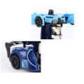 Pikkukuva 5 / 5: Transformer Toy Robot Automalli Sähköinen kaukosäädin Leluauto (Tummansininen)