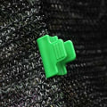 Miniatyrbillede 5 af 5: Drivhusbeslag, 20-pak drivhusfilmfikseringsclips, lamineret plast, clips til shelters bannere, rammer og rækker