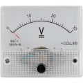 Miniatyrbillede 1 af 5: Strømvoltmeter, 85C1 analog strømvoltmeter spænding, spænding på 2,5 nøjagtighed, analog voltmeterpanel til eksperimenter, testpanel，0-30v, Fonepro