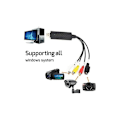 Miniatyrbillede 4 af 5: USB Audio Video Capture Card, TV VHS VCR til DVD Converter Adapter til Windows PC