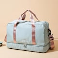 Miniatyrbild 3 av 5: Resoberoende Skofack Förvaring Bagage Handbagage Stor handaxel Duffel Lätt bärbar väska Grön