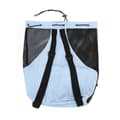 Mesh Strandryggsäck Justerbar Axelrem Lätt Ventilerande PVC Simning Gym Blå