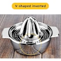 Miniatyrbillede 3 af 5: Modrad Manuel Citrus Juicer Rustfrit Stål Orange Press Citronpresser Orange Juicer Opvaskemaskine Tåler appelsiner Citroner Limefrugter