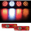 Miniatyrbillede 4 af 5: Bilbaglygte 2stk 12V 36 Led Baglygter 6 Funktion Trailer Trailer Caravan Truck Baglygte