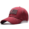 Pikkukuva 2 / 2: Snapback Usa Flag Unisex baseball cap Wine Red