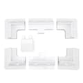 7-delars ABS Solpanel Hörnfäste Kit Borrfri Vit för RV Yacht Bungalow