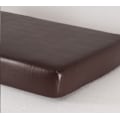 Miniatyrbillede 2 af 3: Pudebetræk i PU-læderet Elastisk Sofa Enkelt Universal Vandtæt Sofabetræk Altomfattende Sofapudebetræk (PU Deep Coffee Tre Sæder),