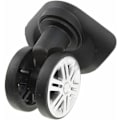 Miniatyrbillede 3 af 5: Kartokner 2 Stk Dobbelt Rulleje Hjul Trolly Kuffert Hjul 360 Swivel Reparations-Part