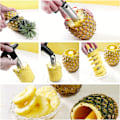 Pikkukuva 4 / 5: Black Pineapple Corer, [päivitetty, vahvistettu ja paksunnettu terä] Erinomainen ananaksenpoisto.