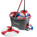 Miniatyrbillede 1 af 4: Kompatibel med udskiftningshoved for spinmoppe af o-cederfiber red 3pcs