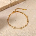 Miniatyrbillede 3 af 5: Armbånd Sample Style Daily Outfit Metallic Element B1459