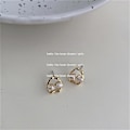 Miniatyrbillede 1 af 5: Øreringe Pearl Metallic Element Girls&#39; Modesmykker Ac2610 D317