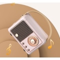 Miniatyrbild 4 av 5: Retro bärbart ljud, nostalgisk mini Bluetooth -högtalare