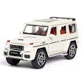Pikkukuva 4 / 5: 1:24 Leluautomalli Metallivanteet Simulaatio G65 Seosauto Diecast Leluajoneuvon äänivalo Vedettävä takaisin Autolelut lapsille Lahja