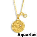 Pikkukuva 4 / 5: Kaulakoru Vintage Zircon Constellation muotikorut Ac9884 Sagittarius
