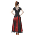 Pikkukuva 5 / 5: Aikuisten tupsupaljetilla latinalainen tanssimekko Black XL