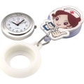 Miniatyrbillede 2 af 4: Jsdde Uhren Krankenschwesteruhr Pulsuhr Silikon Hlle Fob Uhr Pflegeruhr Tegnefilm Schwester Schwesternuhr Brosche Taschenuhr Kitteluhr Analog Quarzuhr