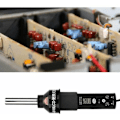 Pikkukuva 2 / 5: 220V 450W LCD säädettävä elektroninen kuumailmapistooli IC SMD BGA juotoksen juotosasema