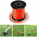 Miniatyrbillede 2 af 5: 2,4 mm x 100 m nylontrimmerlinje, stjerneformet børsteskærerspole med høj kompatibilitet og perfekt skæreydelse fo