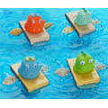 Miniatyrbillede 2 af 4: 6-delt sæt net berømthed lille gul and baby badelegetøj børnebadeværelse tegneserie vandlegetøj sommer swimmingpool vandlegetøj