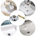 Miniatyrbild 5 av 5: Pop-up handfatsavloppsplugg Universal mässing fjäderbult diskbänkspropp Pop up handfat avloppsplugg för diskbänk i kök - Chr