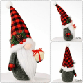 Miniatyrbillede 3 af 3: Stk svenske plys nisse nisser, håndlavede plys nisse julepynt, jule nisse dekorationer Clearance, Chris
