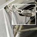 Miniatyrbillede 3 af 5: 2 stk M32 304 rustfrit stål remskive dobbelt swing remskive dobbelt remskive glide