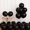 Miniatyrbillede 1 af 5: Ballondekoration, sort 100 stk