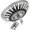 Miniatyrbillede 5 af 5: 2 stk Vask si/vaskprop Vaskprop hul Køkken/badeværelse si Diameter 84mm med kugleende, rustfrit stål