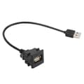 Miniatyrbillede 2 af 8: Bil Ledning USB Udgang Forlænger Han til Hun Multipel Beskyttelse 12V‑30V Input Erstatning for Camry Prius