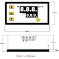 Miniatyrbillede 2 af 5: 220V 20A W3230 LCD Digital Termostat Controller Regulator Højtemperaturalarm