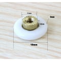 Miniatyrbillede 2 af 3: Udskiftningsruller til bruseskydedøre, diameter 19 mm 4STK