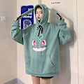 Miniatyrbillede 2 af 3: Elf Pikachu Sweatshirt Hættejakke Løs green xl
