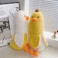 Miniatyrbillede 4 af 4: Banan and pude dukke sove plys legetøj yellow