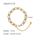 Miniatyrbild 1 av 5: Armband O Shape Daily Outfit Metallic Element B1378