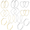 Miniatyrbillede 5 af 5: Øreringe Geometry Stud Fashion smykker B2208 G