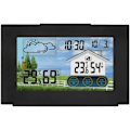 Miniatyrbild 3 av 5: Digital väderstation med utomhussensor, trådlös väckarklocka, LCD-färgskärm, USB laddningsport, väckarklocka, vi