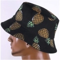 Miniatyrbillede 4 af 4: Bucket Hat - Vendbar, Sort, M (56-58 cm)