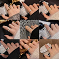 Miniatyrbillede 3 af 5: Ring Pearl Justerbar piger&#39; Modesmykker Ac3886 A60