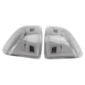 LED Sidespeil Blinklys Klar Hvit Erstatning for Dodge Ram 1500 2011-2017 68302828AA 68302829AA