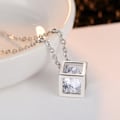 Miniatyrbillede 5 af 5: Fashion Crystal Drop øreringe halskæde dingle øreringe lange smykker sæt